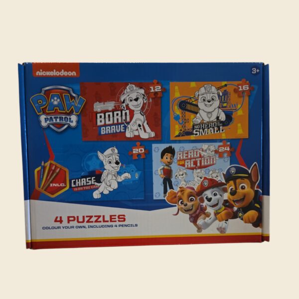 Paw Patrol 4In1 Puzzel 12-24 Stukjes